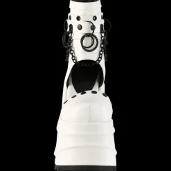 DemoniaCult WAVE 22 White Boots