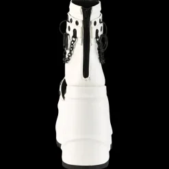 DemoniaCult WAVE 22 White Boots