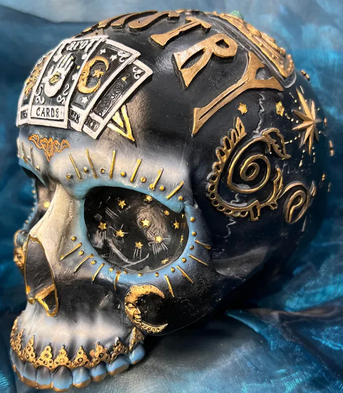 Nemesis Now Destiny Palmistry Skull