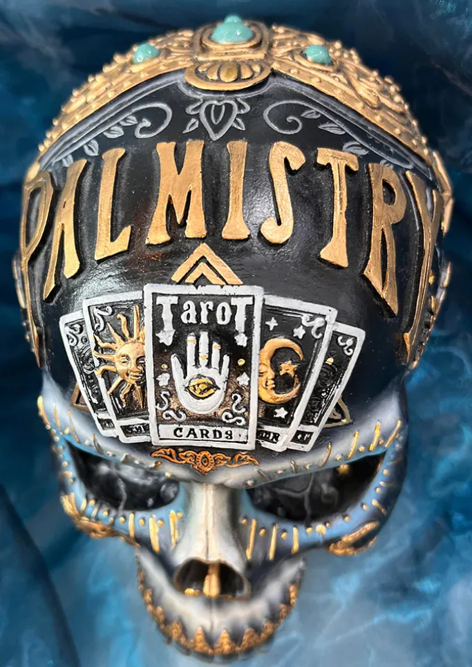 Nemesis Now Destiny Palmistry Skull