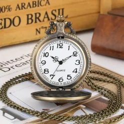 Pocketwatches Dinosaur Steampunk Pocket Watch on Necklace Chain