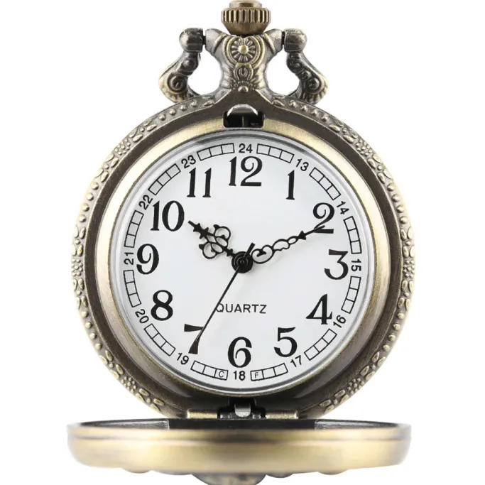 Pocketwatches Dinosaur Steampunk Pocket Watch on Necklace Chain