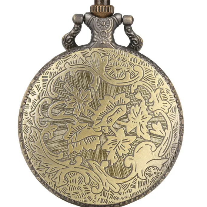 Pocketwatches Dinosaur Steampunk Pocket Watch on Necklace Chain