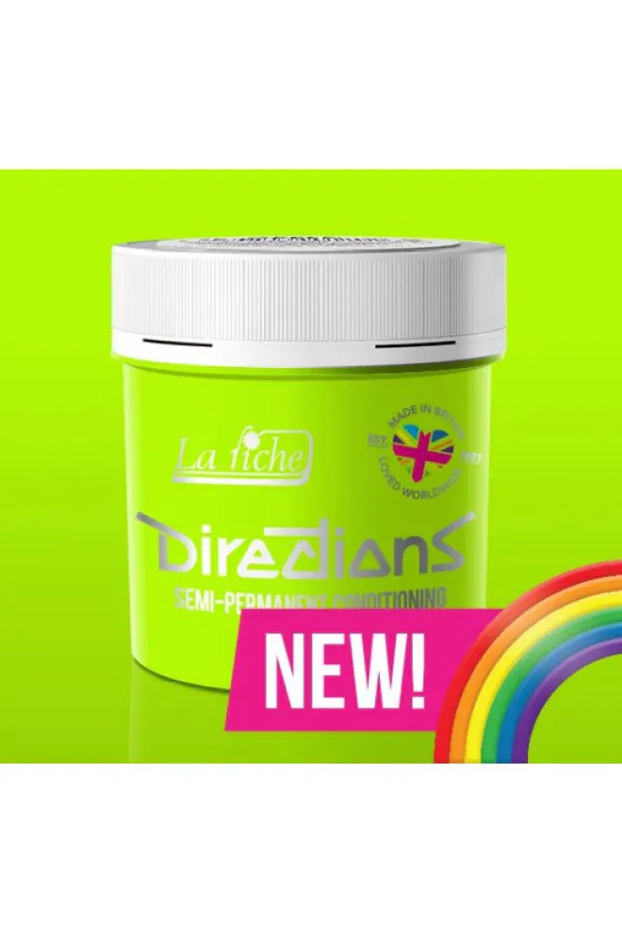 Directions Florescent Green Hair Colour