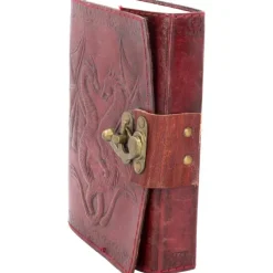 Nemesis Now Double Dragon Leather Embossed Journal and Lock