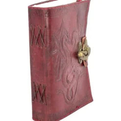Nemesis Now Double Dragon Leather Embossed Journal and Lock