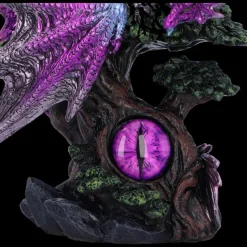 Nemesis Now Draconic Seer Purple Dragon Eye Figurine