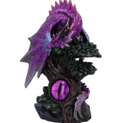 Nemesis Now Draconic Seer Purple Dragon Eye Figurine