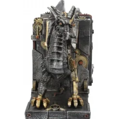 Nemesis Now Dracus Machina Bookends Steampunk Dragon 27cm