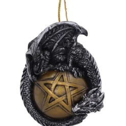 Nemesis Now Dragon Christmas Baubles Set of 4