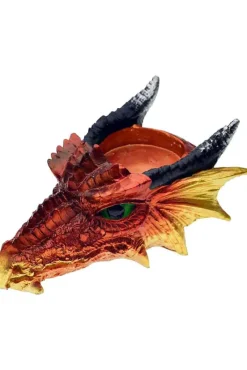 Alternative Gifts Dragon Head T-Light Holder