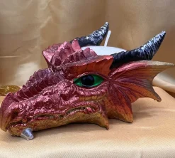 Alternative Gifts Dragon Head T-Light Holder