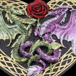 Nemesis Now Dragon Love Heart Incense Burner