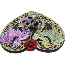 Nemesis Now Dragon Love Heart Incense Burner