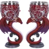 Nemesis Now Dragons Devotion Goblets
