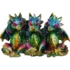 Puckator Dragons Hear No See No Speak No Evil