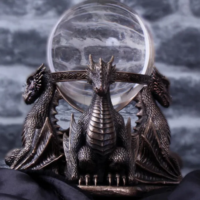 Nemesis Now Dragons Prophecy Crystal Ball Holder