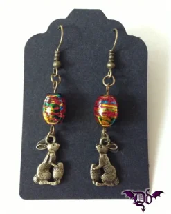 Dragophelion Designs Easter Bunny Earrings