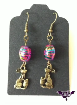 Dragophelion Designs Easter Bunny Earrings