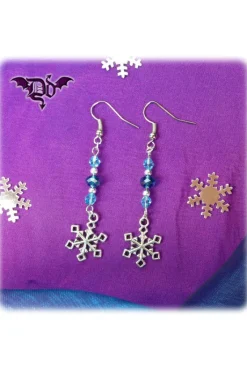 Dragophelion Designs Winter Frost Snowflake Earrings