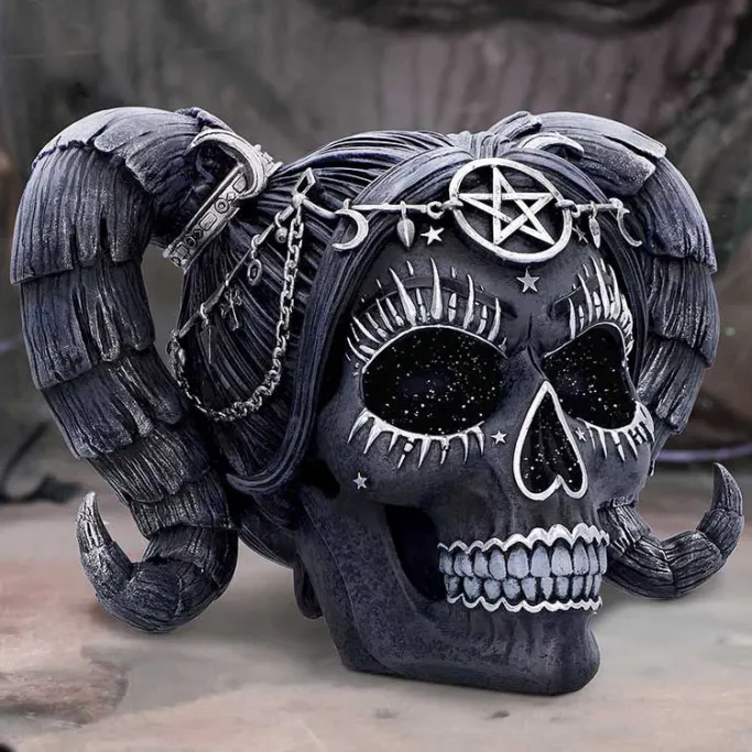 Nemesis Now Drop Dead Gorgeous Solve and Coagula Skull