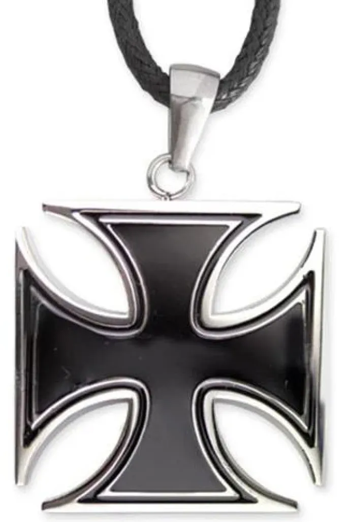 Echt etNox Black Iron Cross Pendant