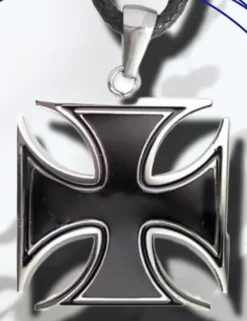 Echt etNox Black Iron Cross Pendant