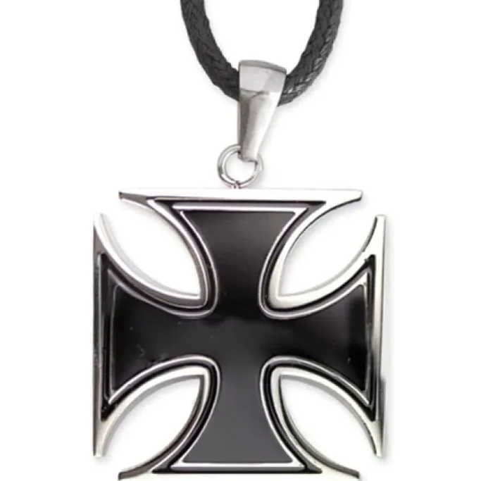 Echt etNox Black Iron Cross Pendant