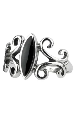 Echt etNox Black Onyx Sterling Silver Ring