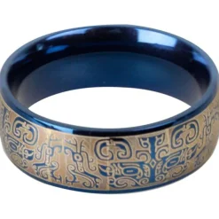 Echt etNox Blue Graffiti Ring