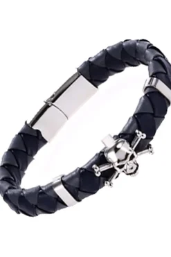 Echt etNox Braided Pirate Skull Bracelet