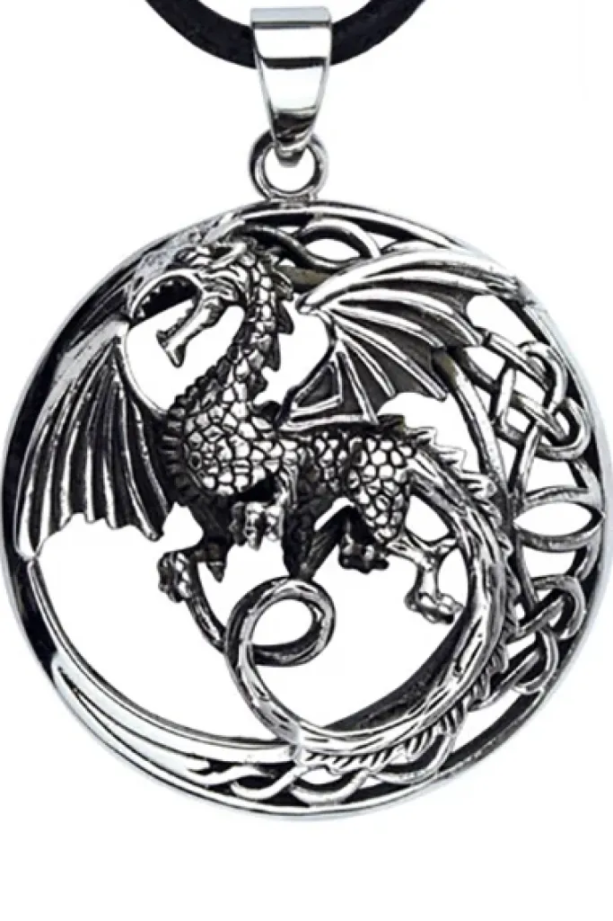 Echt etNox Celtic Dragon Pendant