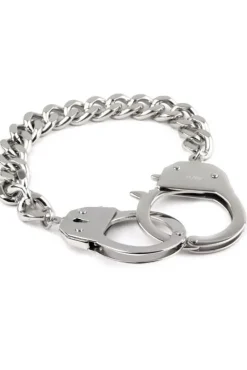 Echt etNox Chained and Locked Handcuff Bracelet