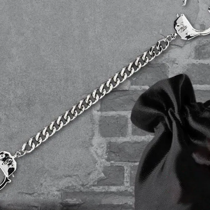 Echt etNox Chained and Locked Handcuff Bracelet