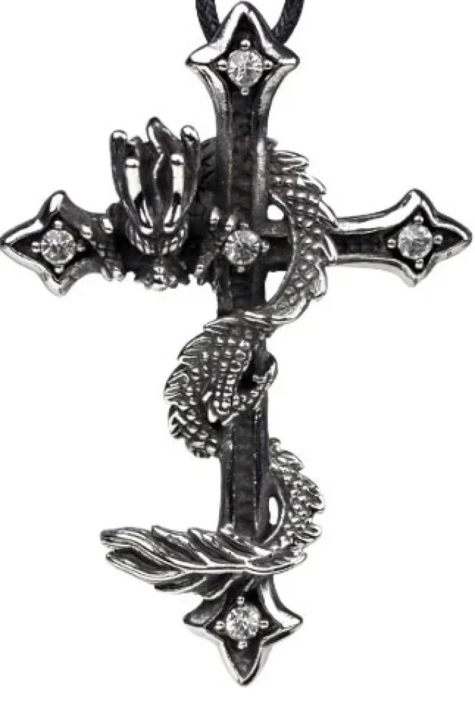Echt etNox Dragon Cross Pendant