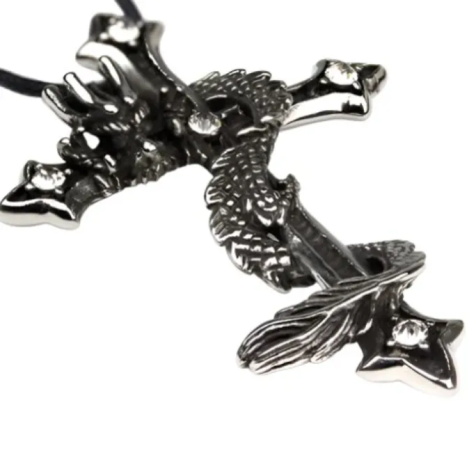 Echt etNox Dragon Cross Pendant