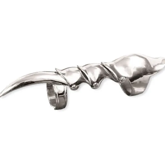 Echt etNox Long Finger Claw Armour Ring