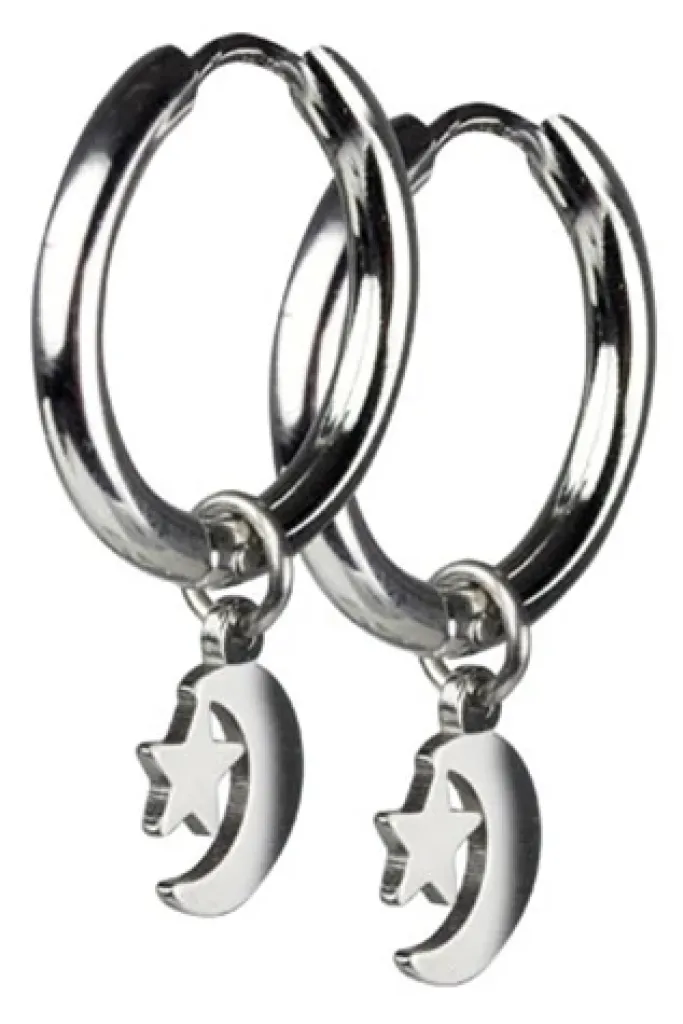 Echt etNox Moon with Star Earrings