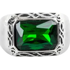 Echt etNox Sparkling Green Signet Ring