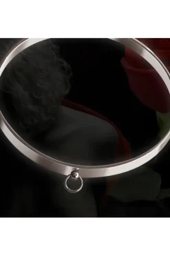 Echt etNox Story of O Steel Ring Fetish Choker