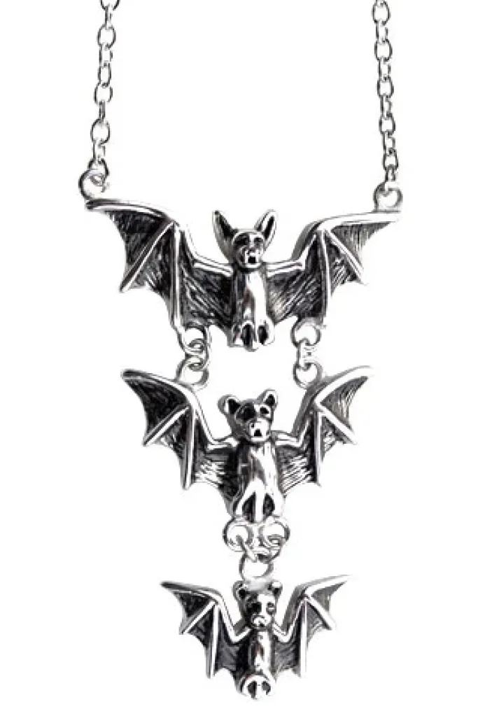 Echt etNox Triple Bats Necklace