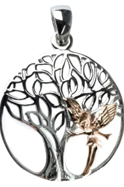 Echt LuxXL Sterling Silver Elvish Tree Pendant