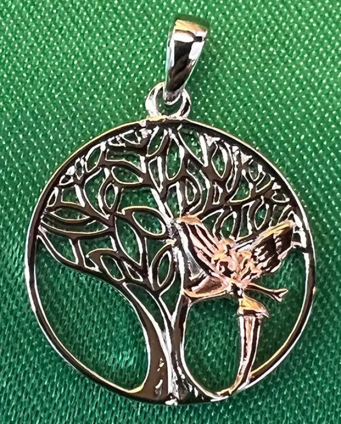 Echt LuxXL Sterling Silver Elvish Tree Pendant