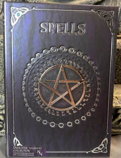 Nemesis Now Embossed Pentagram Spell Book Journal