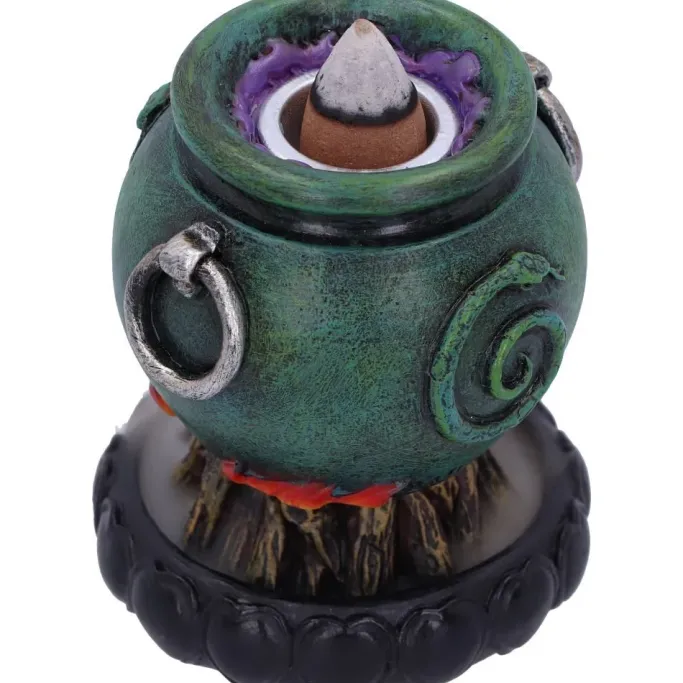 Nemesis Now Emerald Cauldron Backflow Incense Burner