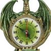 Nemesis Now Emerald Chronology Dragon Clock