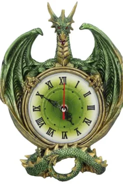 Nemesis Now Emerald Chronology Dragon Clock