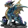 Puckator Enchanted Nightmare Blue Dragon Crystal Rock Soothsayer