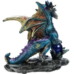 Puckator Enchanted Nightmare Blue Dragon Crystal Rock Soothsayer
