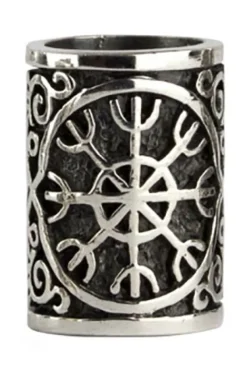 Echt etNox Aegishjalmur Silver Beard/Hair Bead